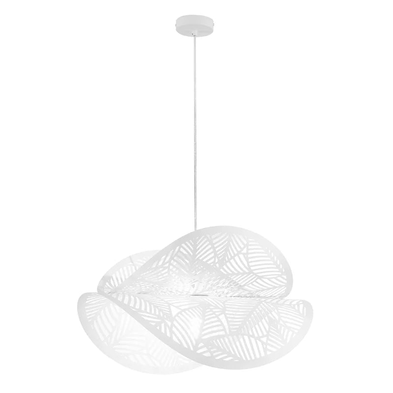 Sospensione doppia vela in metallo forato nero e oro-bianco-oro 1XE27 non incl. RHEI Sospensione doppia vela in metallo forato nero e oro-bianco-oro 1XE27 non incl. RHEI